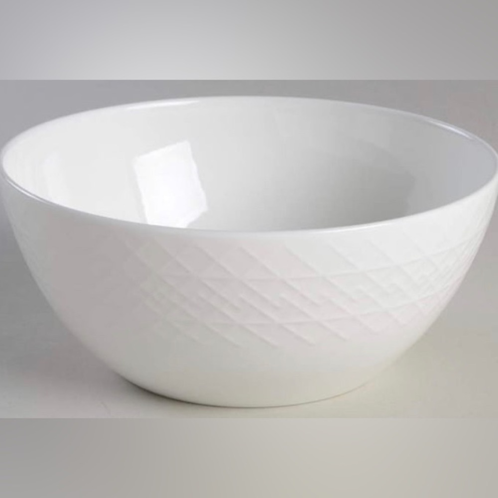 Mikasa Bowls classic white 6 inch round bowls set of 2 bowls for soup or cereal